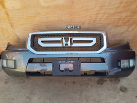 БАМПЕР ПЕРЕДНИЙ (В СБОРЕ С РЕШЕТКОЙ И ПРОТИВОТУМАНКАМИ) (ПОСЛЕ РЕСТАВРАЦИИ) (СЕРЫЙ) HONDA RIDGELINE GLT 2009-2014