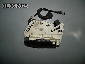 ЗАМОК ДВЕРИ ЗАДНИЙ ЛЕВЫЙ (5N0839015B) (6-КОНТАКТОВ) VOLKSWAGEN TIGUAN NF 2011-2017
