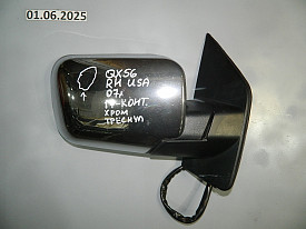 ЗЕРКАЛО ЗАДНЕГО ВИДА ПРАВОЕ (БОКОВОЕ) (17-КОНТАКТОВ) (ХРОМ) (ХРОМ ТРЕСНУЛ)  NISSAN TITAN A60 2003-2007