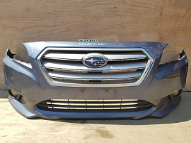 БАМПЕР ПЕРЕДНИЙ (В СБОРЕ С РЕШЕТКОЙ И ПРОТИВОТУМАНКАМИ) (РЕШЕТКА С ПОВРЕЖДЕНИЕМ) (ГОЛУБОЙ) SUBARU LEGACY 6 BN 2014-2017