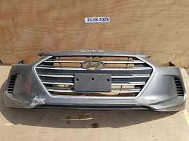 БАМПЕР ПЕРЕДНИЙ (В СБОРЕ ПОЛНОСТЬЮ) (СЕРЫЙ) HYUNDAI ELANTRA AD 2015-2018