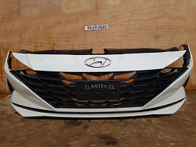 БАМПЕР ПЕРЕДНИЙ (ПОЛНОСТЬЮ В СБОРЕ) (С НАПОЛНИТЕЛЕМ) (БЕЛЫЙ) HYUNDAI ELANTRA CN7 2020-Н.В