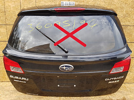ДВЕРЬ БАГАЖНИКА 1 (КРЫШКА БАГАЖНИКА) (БЕЗ СТЕКЛА) (ЧЕРНАЯ) SUBARU OUTBACK 4 BR 2009-2014