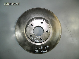 ДИСК ТОРМОЗНОЙ ПЕРЕДНИЙ (40206-EG000) (R-L) (320MM) INFINITI EX25-EX35-EX37 J50 2007-2013