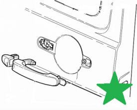 РУЧКА ДВЕРИ НАРУЖНАЯ ЗАДНЯЯ ПРАВАЯ SUBARU LEGACY BW 2019-Н.В