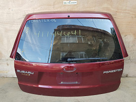 ДВЕРЬ БАГАЖНИКА (КРЫШКА БАГАЖНИКА) (СО СТЕКЛОМ) (КРАСНАЯ) SUBARU FORESTER SH 2008-2013