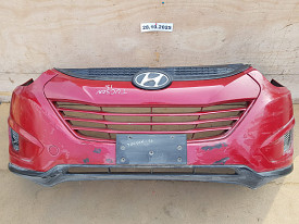 БАМПЕР ПЕРЕДНИЙ (ПОЛНОСТЬЮ В СБОРЕ) (С ЗАГЛУШКАМИ ПРОТИВОТУМАНОК) (КРАСНЫЙ) HYUNDAI TUCSON 2 LM - IX35 1 LM 2009-2015