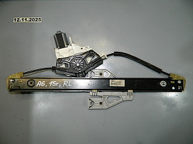 СТЕКЛОПОДЪЕМНИК ДВЕРИ ЗАДНИЙ ЛЕВЫЙ С МОТОРЧИКОМ (МЕХАНИЗМ) (4G083461) (8K0959811A) AUDI A6 C7 2010-2018