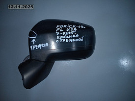 ЗЕРКАЛО ЗАДНЕГО ВИДА ЛЕВОЕ (БОКОВОЕ) (7-КОНТАКТОВ) (ТРЕЩИНА НА КРЫШКЕ) SUBARU FORESTER SK 2018-2023