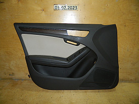 ОБШИВКА ДВЕРИ ПЕРЕДНЯЯ ЛЕВАЯ (КОРИЧНЕВЫЙ) AUDI A4 B8 2007-2015