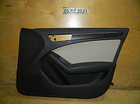 ОБШИВКА ДВЕРИ ПЕРЕДНЯЯ ПРАВАЯ (КОРИЧНЕВЫЙ) AUDI A4 B8 2007-2015