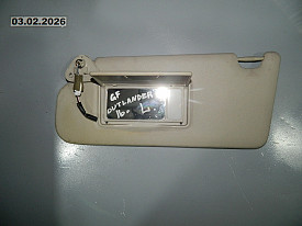 КОЗЫРЕК СОЛНЦЕЗАЩИТНЫЙ ЛЕВЫЙ (СВЕТЛО СЕРЫЙ) MITSUBISHI OUTLANDER GF0W - GG0W 2012-2021