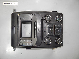 БЛОК УПРАВЛЕНИЯ МАГНИТОФОНОМ И КЛИМОЙ С РАМКОЙ (DL3T-18A802-BD3JA6) (СЛЕДЫ КЛЕЯ) (ЧЕРНЫЙ) 