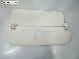 КОЗЫРЕК СОЛНЦЕЗАЩИТНЫЙ ПРАВЫЙ (7P6857552M) (С ДОПОЛНИТЕЛЬНЫМИ КОЗЫРЬКОМ) (СЕРЫЙ) VOLKSWAGEN TOUAREG NF-FL 2010-2018