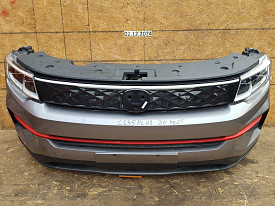 БАМПЕР ПЕРЕДНИЙ (В СБОРЕ) (СВЕТЛО-СЕРЫЙ) (ДО РЕСТ) CHANGAN CS35 PLUS 2018-2024