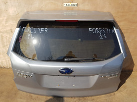ДВЕРЬ БАГАЖНИКА (КРЫШКА БАГАЖНИКА) (С СТЕКЛОМ И СПОЙЛЕРОМ) (СЕРЕБРО) SUBARU FORESTER SJ 2012-2018