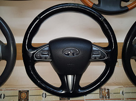 РУЛЬ (МУЛЬТИРУЛЬ С AIRBAG) (КОЖАНЫЙ) INFINITI Q50 V37 2013-Н.В