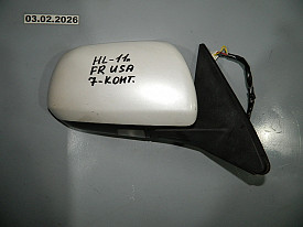 ЗЕРКАЛО ЗАДНЕГО ВИДА ПРАВОЕ (БОКОВОЕ) (7-КОНТАКТОВ) (С ПОДСВЕТКОЙ) TOYOTA HIGHLANDER XU40 2007-2013