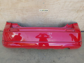 БАМПЕР ЗАДНИЙ (SPORT) (В СБОРЕ С КАТАФОТАМИ) (ПОСЛЕ РЕСТАВРАЦИИ) (КРАСНЫЙ) SUZUKI SX4 2006-2014