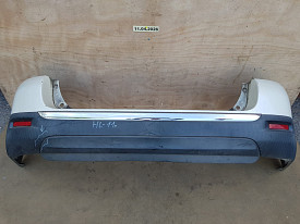 БАМПЕР ЗАДНИЙ 2 (С КАТАФОТАМИ И ХРОМИРОВАННОЙ НАКЛАДКОЙ) (БЕЛЫЙ) TOYOTA HIGHLANDER XU40 2010-2013