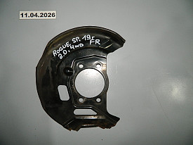 ЗАЩИТА ПЕРЕДНЕГО ДИСКА ПРАВАЯ 2.0 (ПЕСОЧНИЦА) (41151-4BT0A) (4WD) NISSAN QASHQAI J11 - ROGUE SPORT J11 2017-2024
