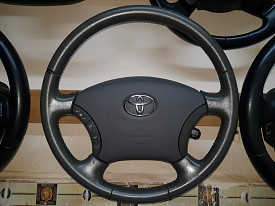 РУЛЬ (МУЛЬТИРУЛЬ С AIRBAG) (КОЖАНЫЙ) TOYOTA TUNDRA K30-40 2002-2007