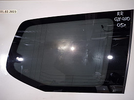 СТЕКЛО КРЫЛА БАГАЖНИКА ПРАВОЕ (ФОРТОЧКА, СОБАЧНИК, ГЛУХОЕ) TOYOTA LAND CRUISER PRADO J120 2002-2009