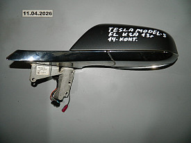 ЗЕРКАЛО ЗАДНЕГО ВИДА ЛЕВОЕ (БОКОВОЕ) (6005864-00-E) (14-КОНТАКТА) (ХРОМ) TESLA MODEL S 5YJS 2012-Н.В
