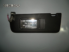 КОЗЫРЕК СОЛНЦЕЗАЩИТНЫЙ ЛЕВЫЙ (ЧЕРНЫЙ) (С ПОВРЕЖДЕНИЕМ) (МЕЛКИЕ ДЫРОЧКИ) BMW X3 F25 2010-2017