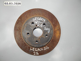 ДИСК ТОРМОЗНОЙ ЗАДНИЙ (R-L) SUBARU LEGACY 7 BW 2019-Н.В