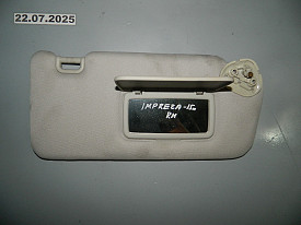КОЗЫРЕК СОЛНЦЕЗАЩИТНЫЙ ПРАВЫЙ (ШИРОКОЕ КРЕПЛЕНИЕ) (СЕРЫЙ) SUBARU XV - IMPREZA GP-G33 2011-2017