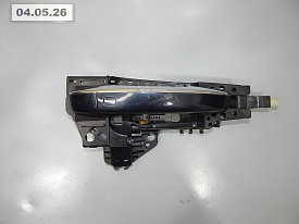 РУЧКА ДВЕРИ НАРУЖНАЯ ЗАДНЯЯ ПРАВАЯ (4H0837886) (4 КОНТАКТА) (ХРОМ) AUDI A6 C7 2010-2018
