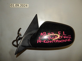 ЗЕРКАЛО ЗАДНЕГО ВИДА ЛЕВОЕ (БОКОВОЕ) (14-КОНТАКТОВ) (ОБРЕЗАНА ФИШКА) (ПРАВЫЙ РУЛЬ) AUDI A8 D3 2002-2009