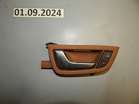 РУЧКА ДВЕРИ ВНУТРЕННЯЯ ПЕРЕДНЯЯ ЛЕВАЯ (4E0837019) (КОРИЧНЕВАЯ) AUDI A8 D3 2002-2009