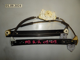 СТЕКЛОПОДЪЕМНИК ДВЕРИ ЗАДНИЙ ПРАВЫЙ (МЕХАНИЗМ) AUDI A8 D3 2002-2009