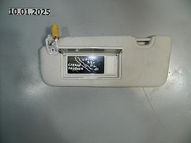 КОЗЫРЕК СОЛНЦЕЗАЩИТНЫЙ ЛЕВЫЙ (ЗЕРКАЛО РАЗБИТО) (БЕЛЫЙ) CHANGAN UNI-K 2020-Н.В