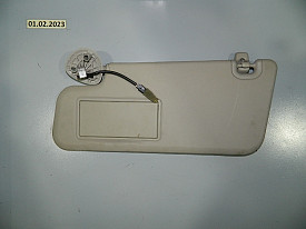 КОЗЫРЕК СОЛНЦЕЗАЩИТНЫЙ ЛЕВЫЙ (СЕРЫЙ) DODGE RAM DJ-DS 2008-2012