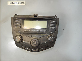 МАГНИТОФОН (МАГНИТОЛА) (С БЛОКОМ УПРАВЛЕНИЯ КЛИМАТОМ) (39050-SED-E210) HONDA ACCORD 7 UC CM6 (USA) 2002-2008