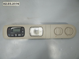 ДЕФЛЕКТОР ПОТОЛКА С ПЛАФОНОМ И ПАНЕЛЬЮ КЛИМАТ-КОНТРОЛЯ СРЕДНИЙ (79650-TK8-A420) (СВЕТЛО-СЕРЫЙ) HONDA ODYSSEY RL5 (USA) 2010-2017