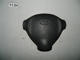 АИРБАГ (AIRBAG) РУЛЯ (ПОДУШКА БЕЗОПАСНОСТИ) HYUNDAI SANTA FE 1 SM 2000-2006