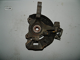 ЦАПФА ПЕРЕДНЯЯ ЛЕВАЯ (СО СТУПИЦЕЙ) HYUNDAI SANTA FE 1 SM 2000-2006