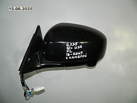 ЗЕРКАЛО ЗАДНЕГО ВИДА ЛЕВОЕ (БОКОВОЕ) (16-КОНТАКТОВ) (С КАМЕРОЙ) INFINITI EX25-EX35-EX37 J50 2007-2013