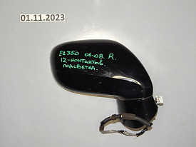 ЗЕРКАЛО ЗАДНЕГО ВИДА ПРАВОЕ (БОКОВОЕ) (12-КОНТАКТОВ) (ШИРОКОЕ) (ПОДСВЕТКА) LEXUS ES350 XV40 2006-2008