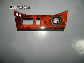 ДЕКОР ПАНЕЛЬ СРЕДНЕЙ КОНСОЛИ (№7) (ТЕМНАЯ С КРАСНЫМИ РАЗВОДАМИ) LEXUS RX330-RX350-RX400H XU30 2003-2009