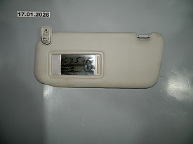 КОЗЫРЕК СОЛНЦЕЗАЩИТНЫЙ ЛЕВЫЙ (КРЕПЛЕНИЕ ФИШКИ СЛОМАНО) (СВЕТЛО СЕРЫЙ) MAZDA CX-5 KE 2011-2017