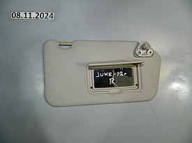 КОЗЫРЕК СОЛНЦЕЗАЩИТНЫЙ ПРАВЫЙ (ТРЕБУЕТСЯ ХИМЧИСТКА) (СЕРЫЙ) NISSAN JUKE F15 2010-2018