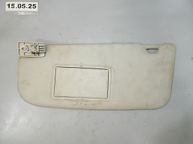 КОЗЫРЕК СОЛНЦЕЗАЩИТНЫЙ ЛЕВЫЙ (СВЕТЛО-СЕРЫЙ) (ЦАРАПИНЫ) (ПРАВЫЙ РУЛЬ) NISSAN QASHQAI J10 2006-2013