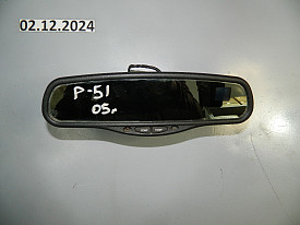 ЗЕРКАЛО САЛОНА С ДВУМЯ КНОПКАМИ (COMP И TEMP) (С КОМПАСОМ И ТЕМПЕРАТУРОЙ) NISSAN XTERRA N50 2005-2015