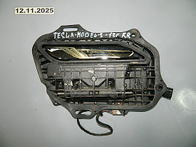 РУЧКА ДВЕРИ НАРУЖНАЯ ЗАДНЯЯ ПРАВАЯ (ХРОМ) (4 КОНТАКТА) TESLA MODEL S 5YJS 2012-Н.В