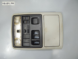 ПЛАФОН ПОТОЛКА ПЕРЕДНИЙ (С КНОПКАМИ) (ПОД ЛЮК) (СЕРЫЙ) (КРЕПЛЕНИЕ СЛОМАНО) TOYOTA 4RUNNER GRN285 2009-2024